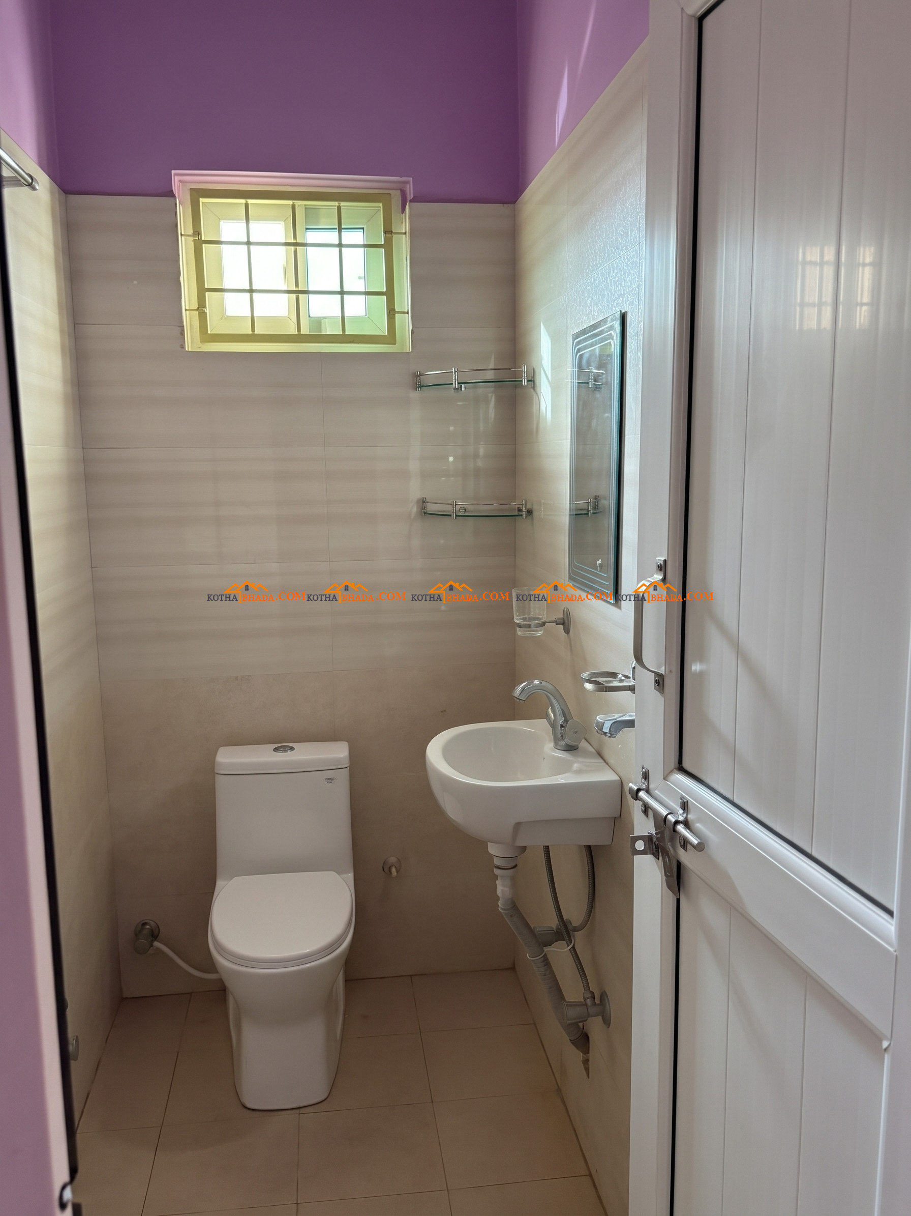 2 BHK flat with Separate Living Room and 2 Washroom+Bathroom